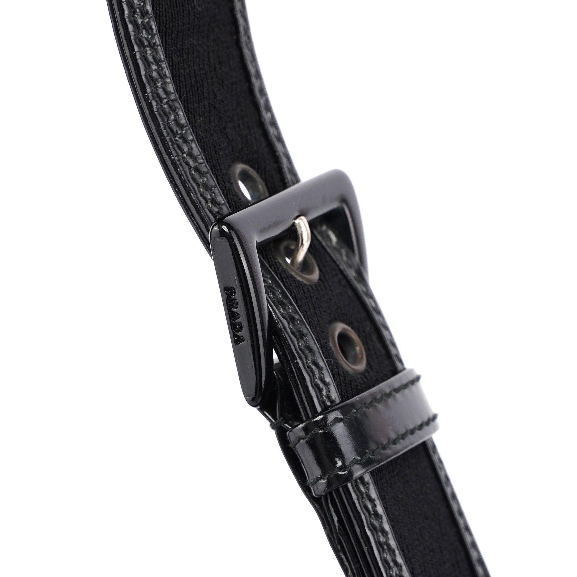 Prada Black Spazzolato Shoulder Bag