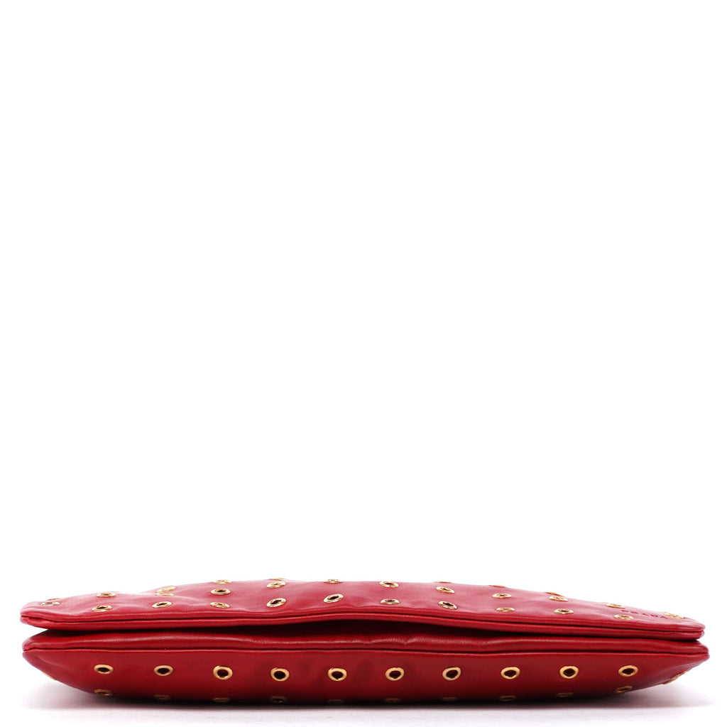 Prada Red Leather Shoulder Bag
