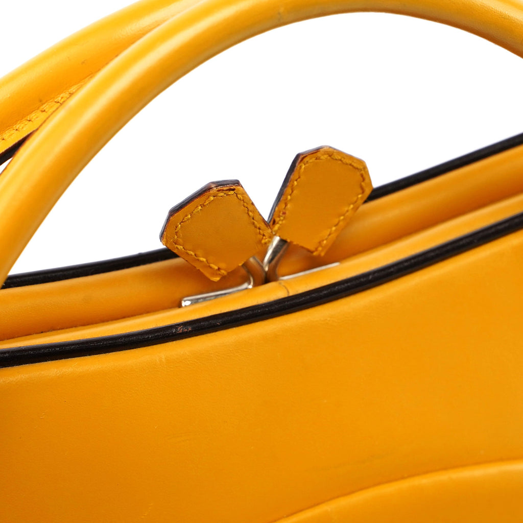 Prada Yellow Leather Handbag
