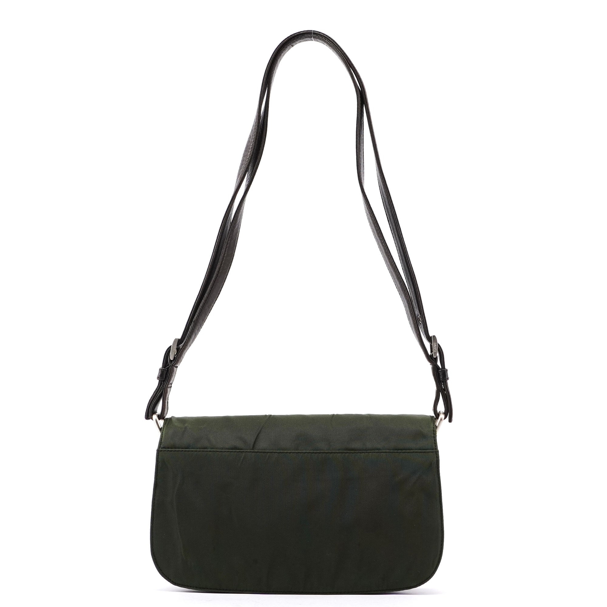 Prada Green Tessuto Shoulder Bag