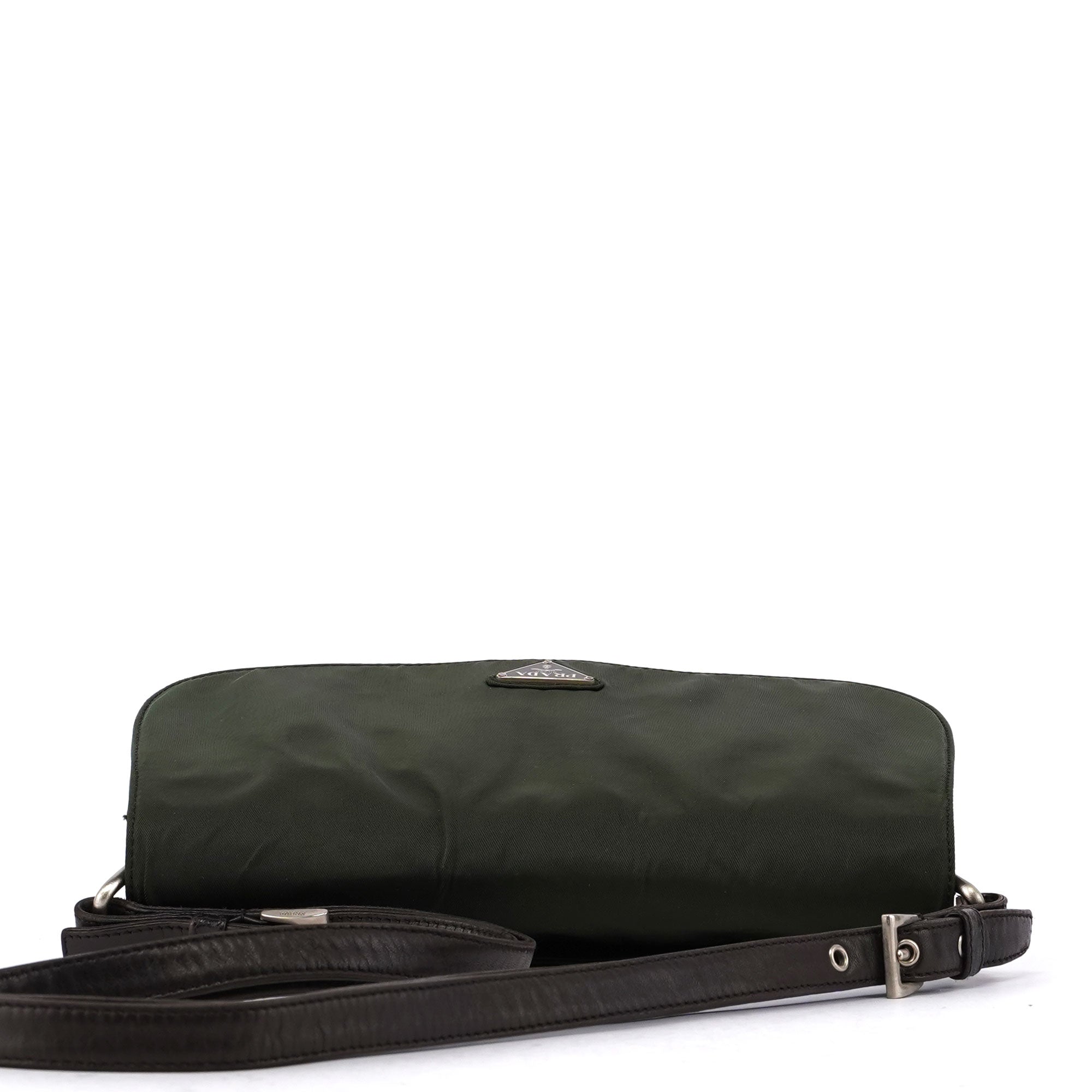 Prada Green Tessuto Shoulder Bag