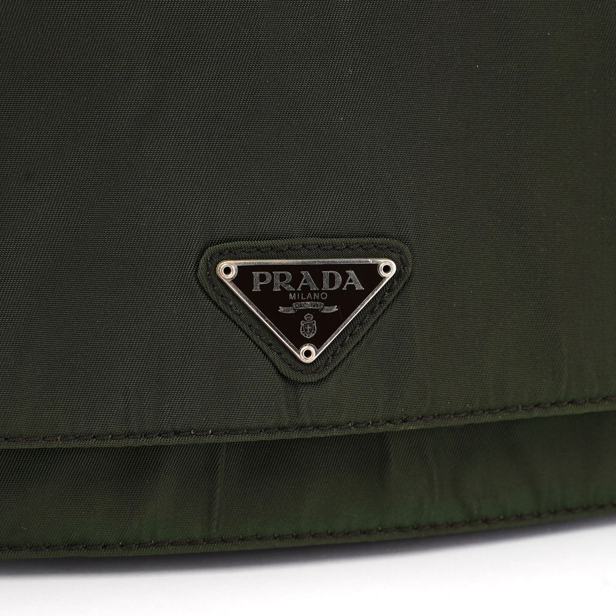 Prada Green Tessuto Shoulder Bag