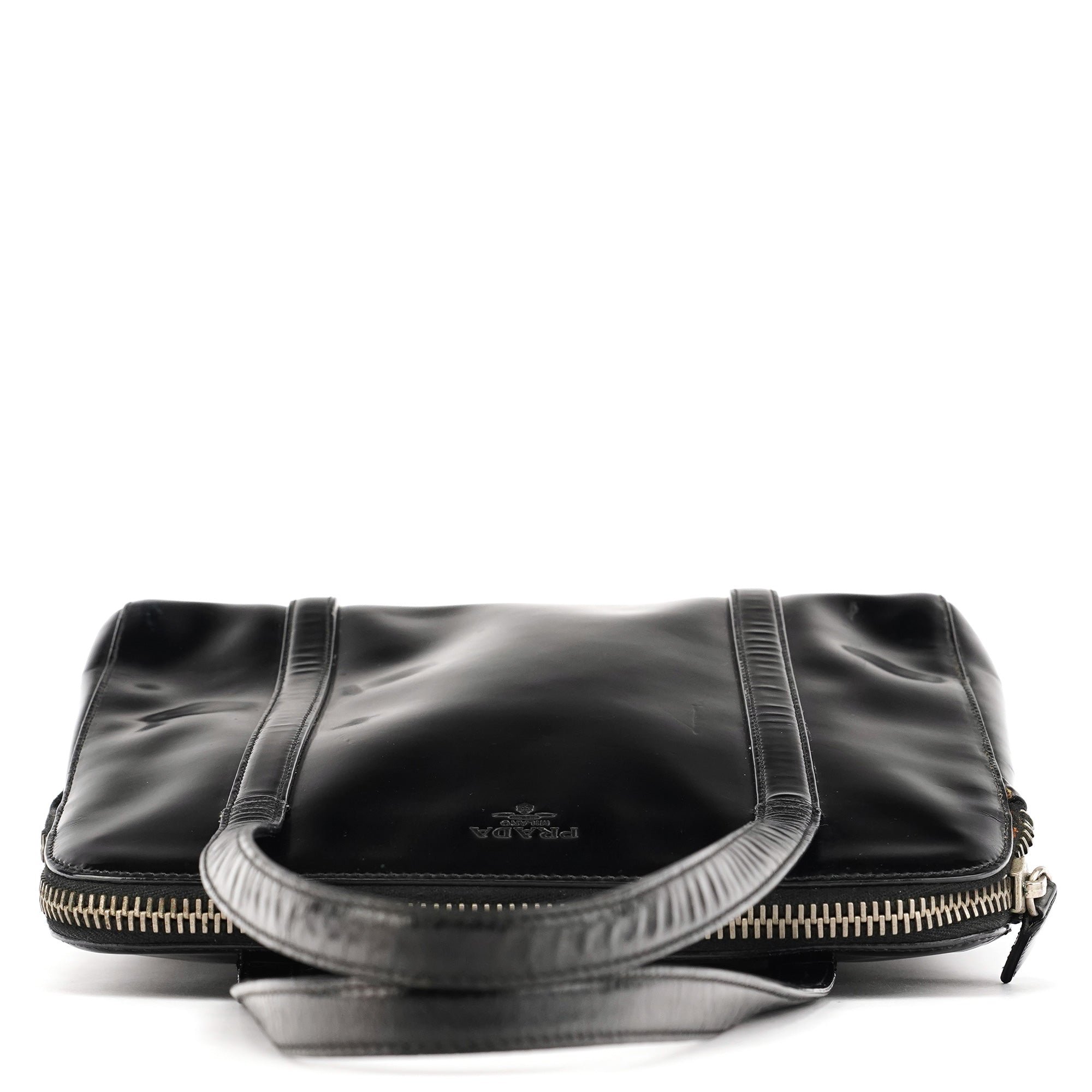 1995 Black Spazzolato Sport Tote Bag