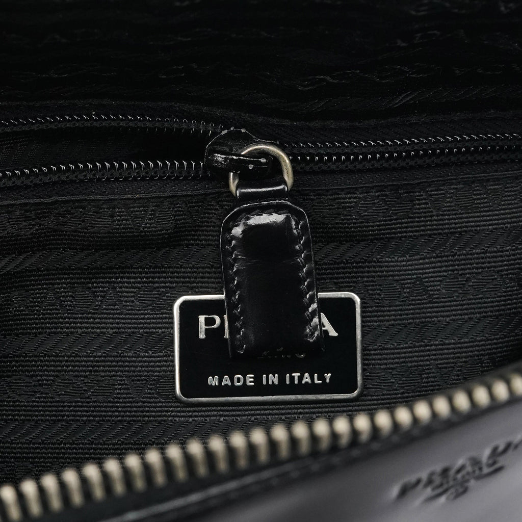 1995 Black Spazzolato Sport Tote Bag