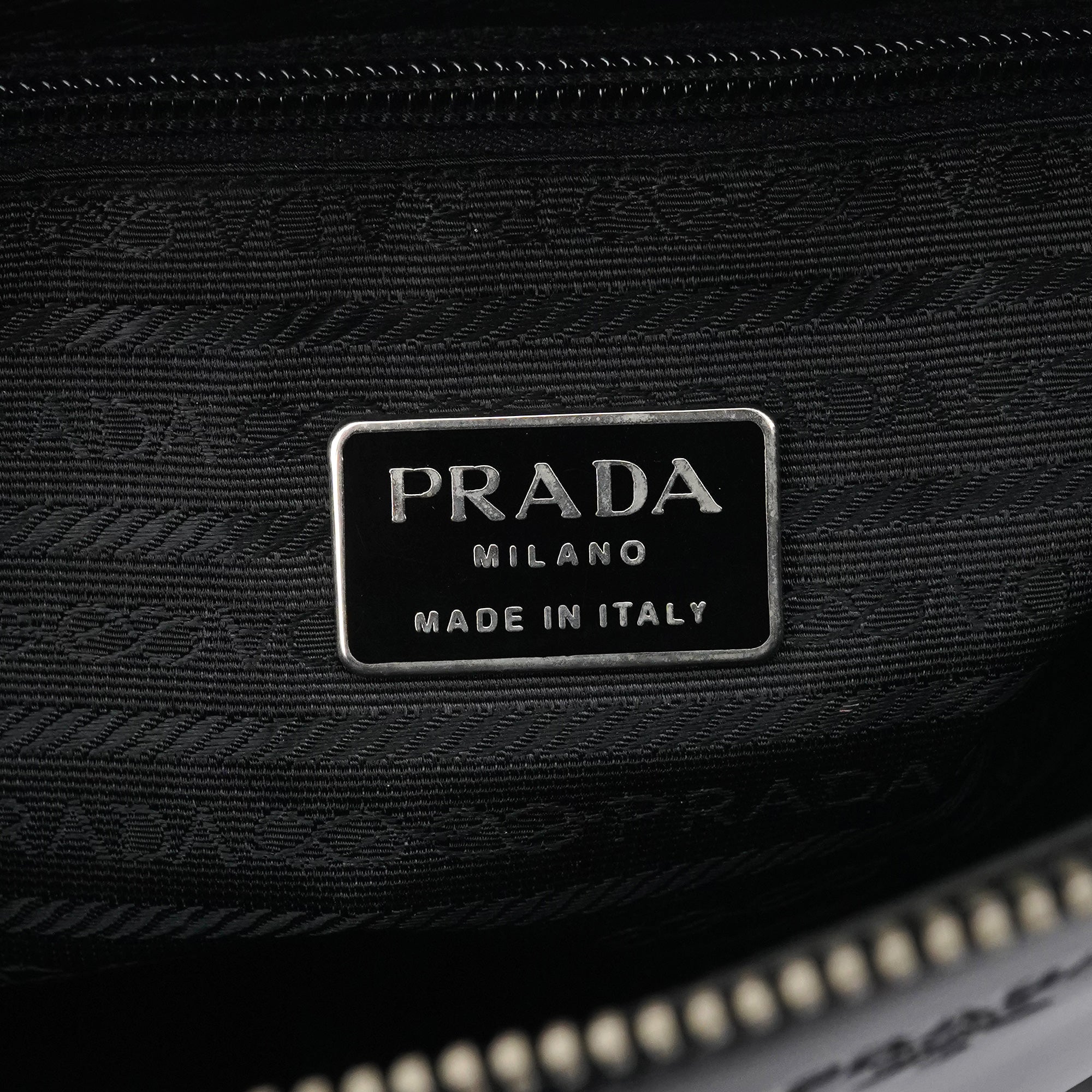 1995 Black Spazzolato Sport Tote Bag