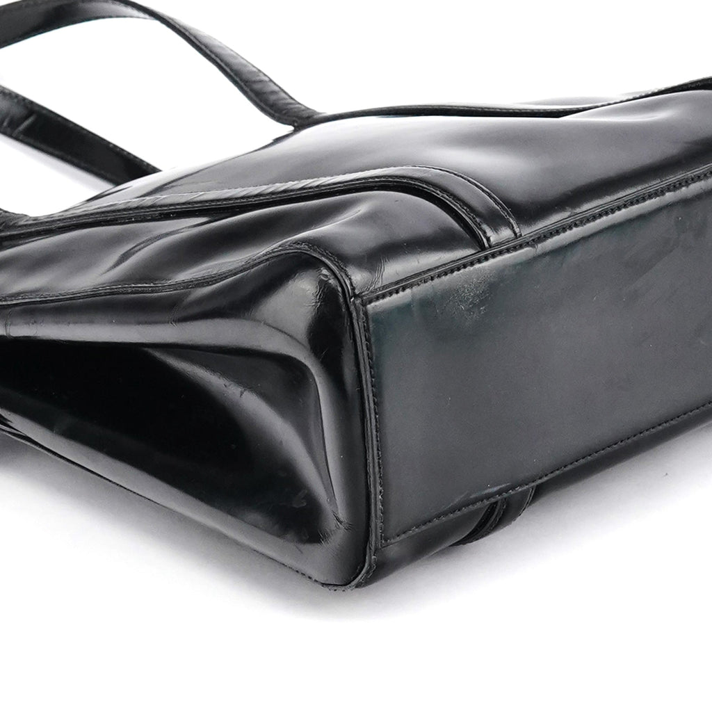 1995 Black Spazzolato Sport Tote Bag