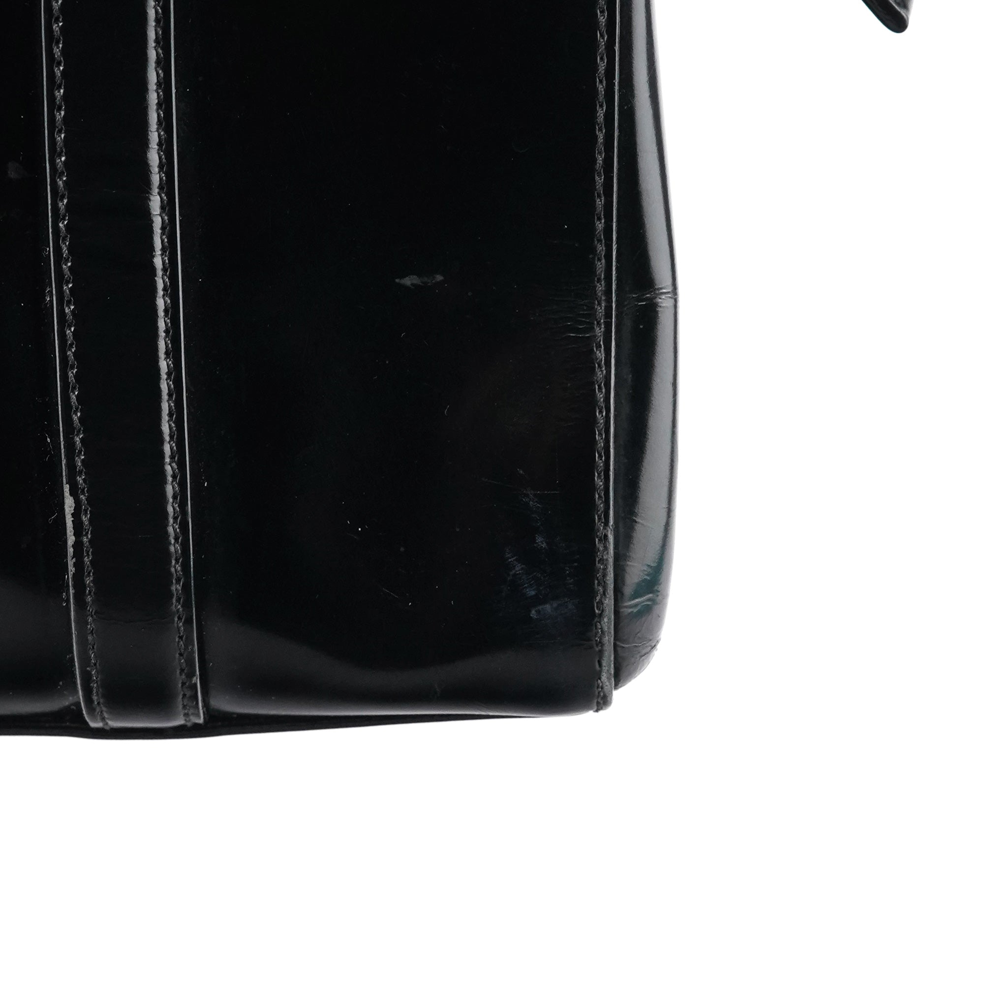 1995 Black Spazzolato Sport Tote Bag