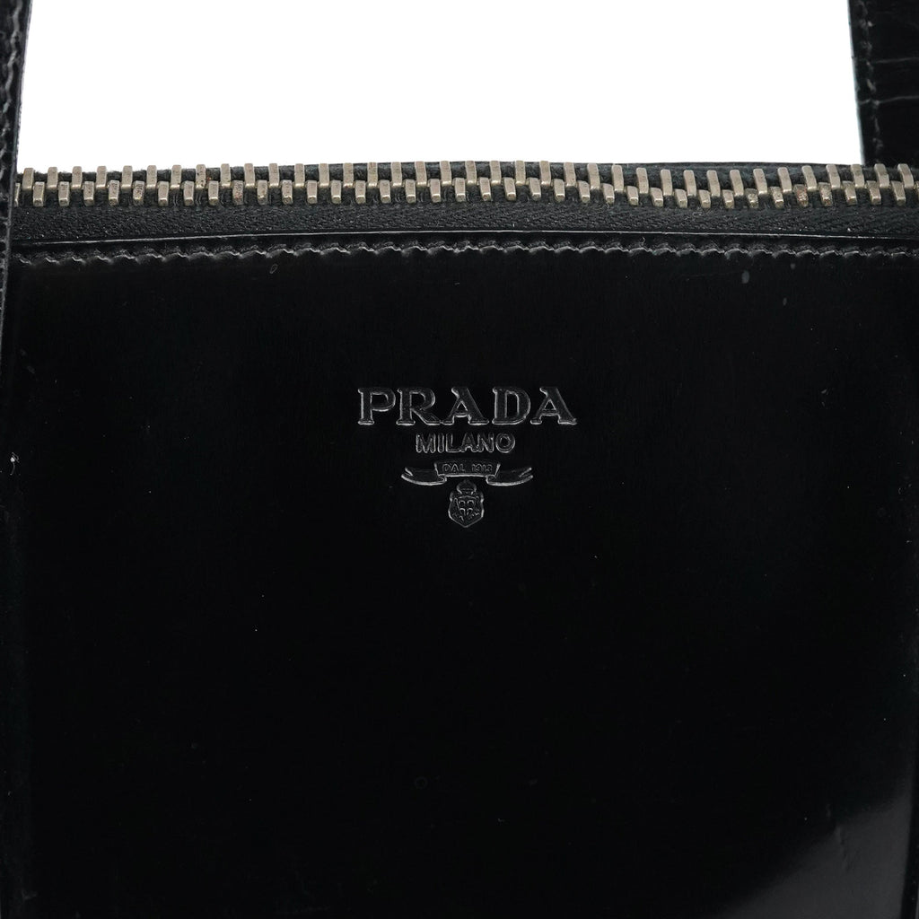 1995 Black Spazzolato Sport Tote Bag