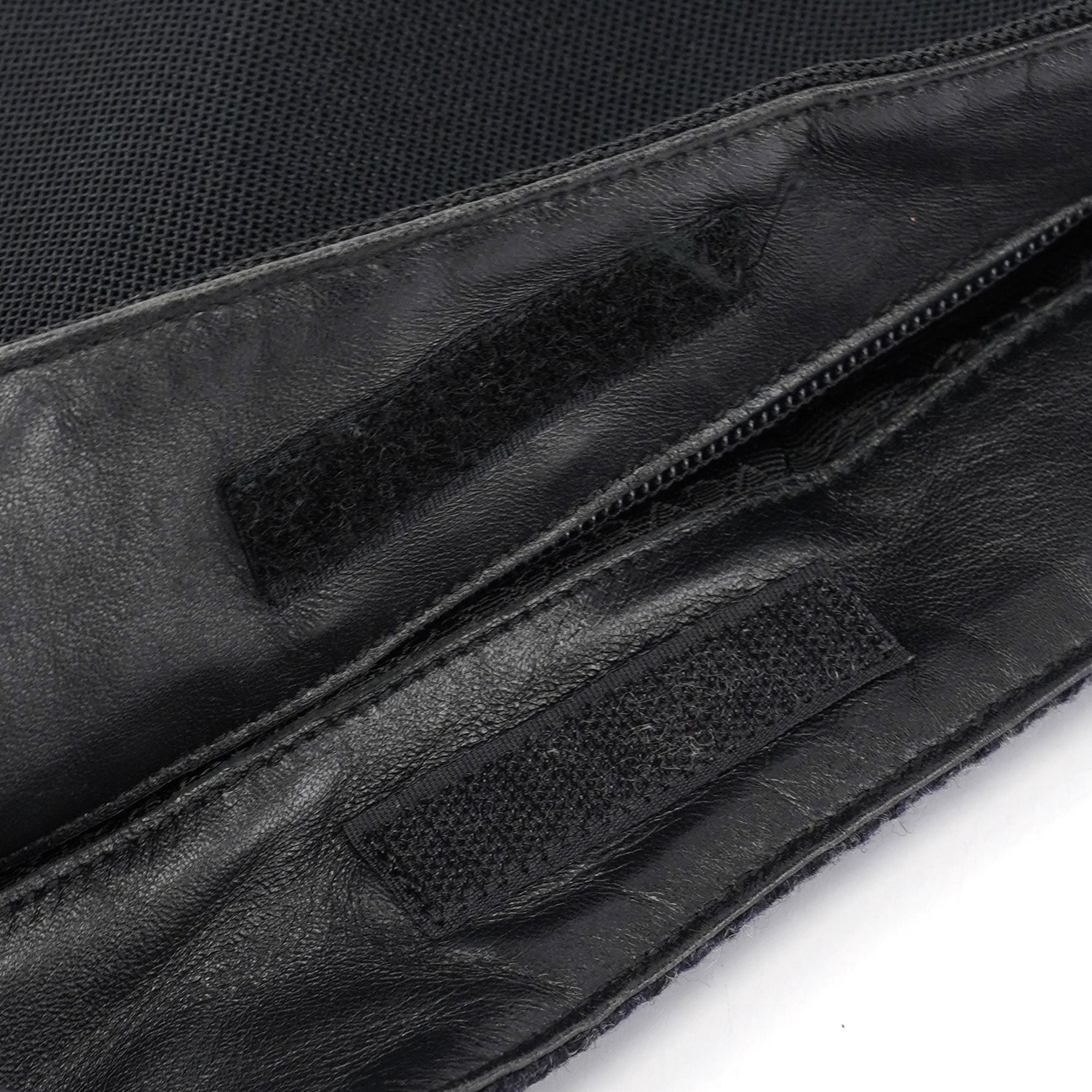 Anthracite Fur Wool Shoulder Bag