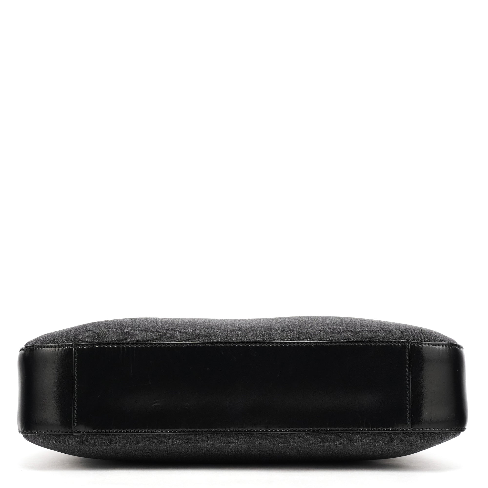 Anthracite Nylon Hobo Shoulder Bag