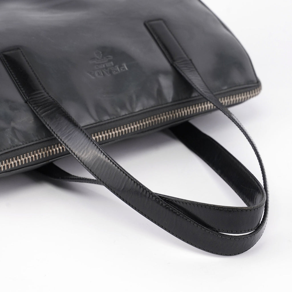 Anthracite Spazzolato Tote Bag