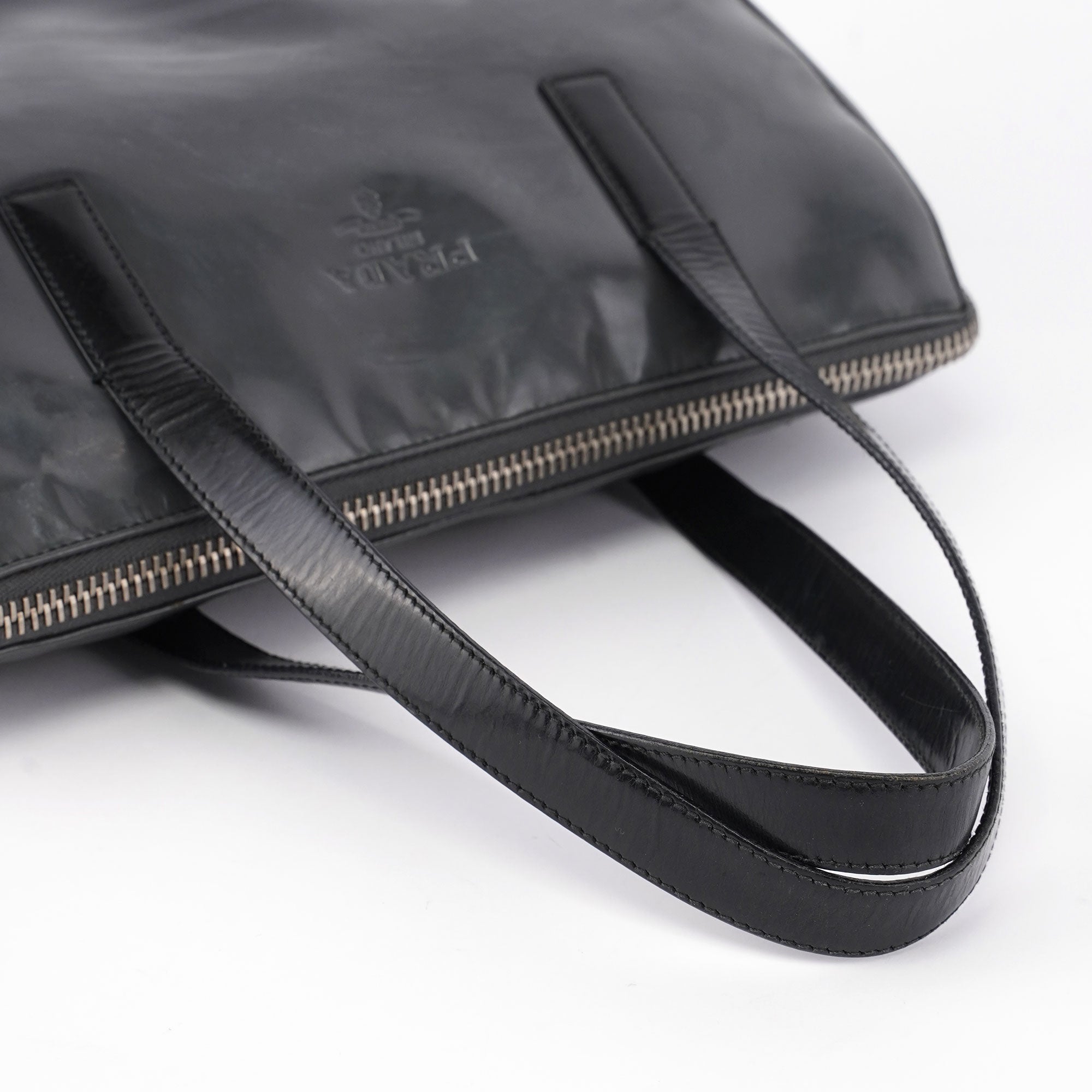Anthracite Spazzolato Tote Bag