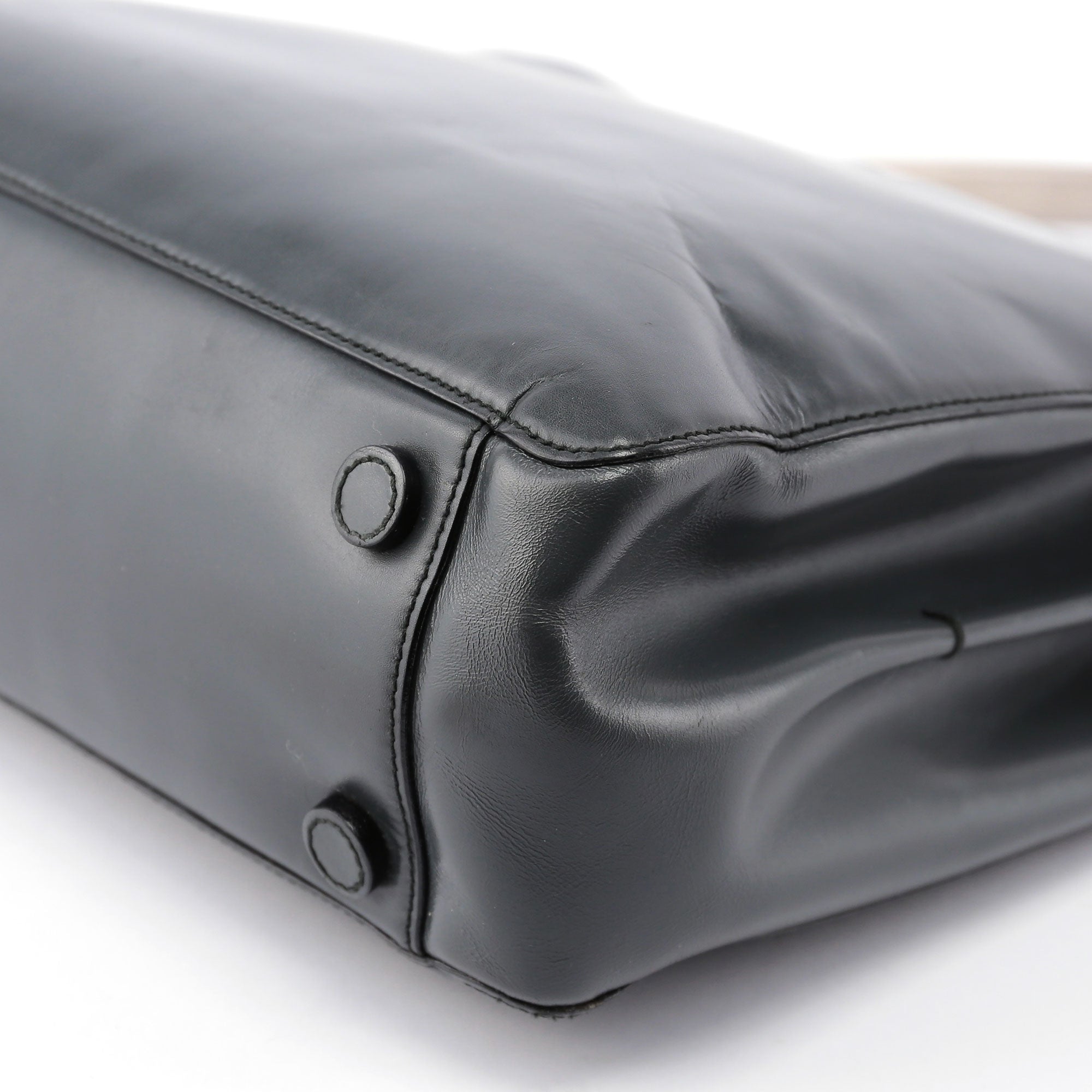 Anthracite Vitello Metallo Bag