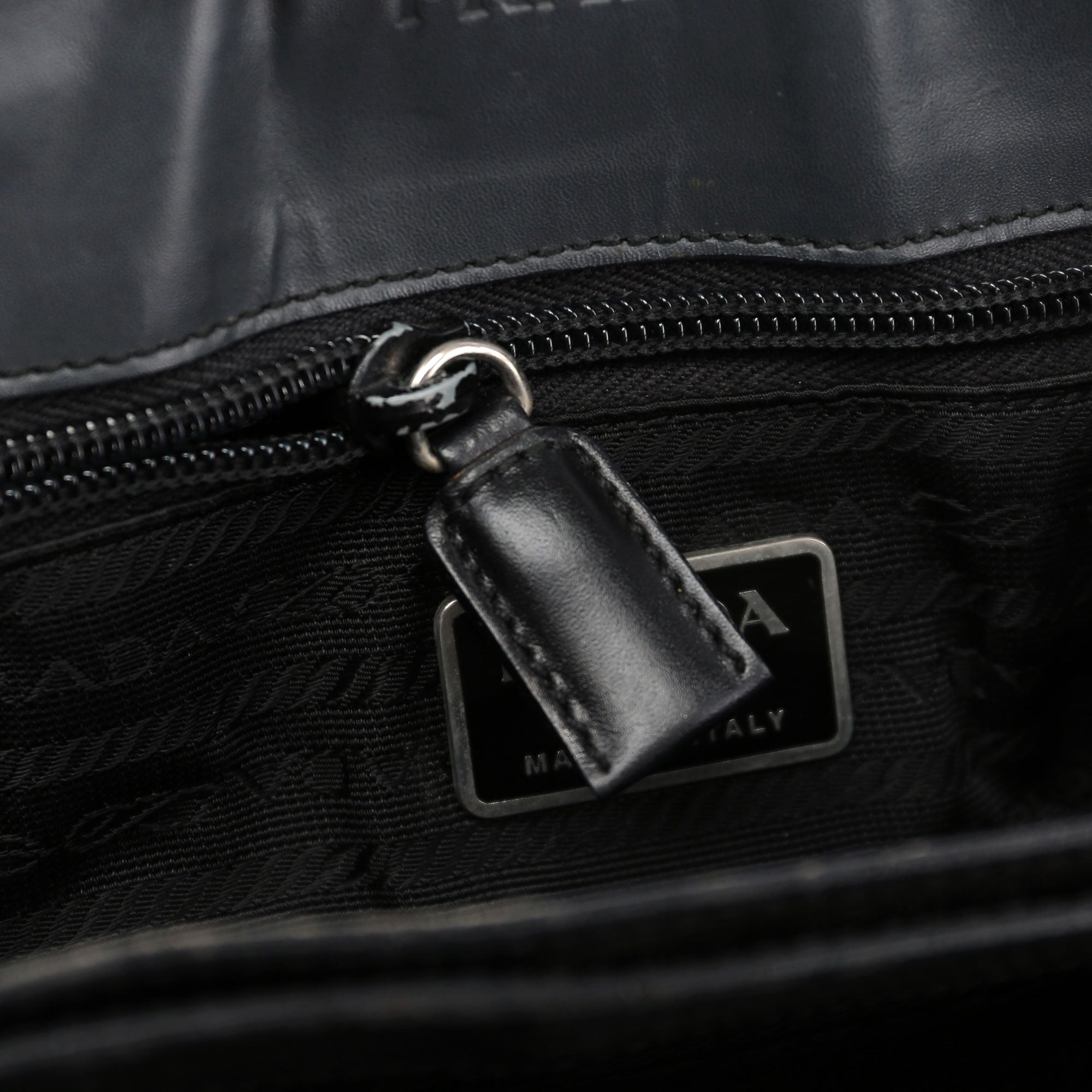 Anthracite Vitello Metallo Bag