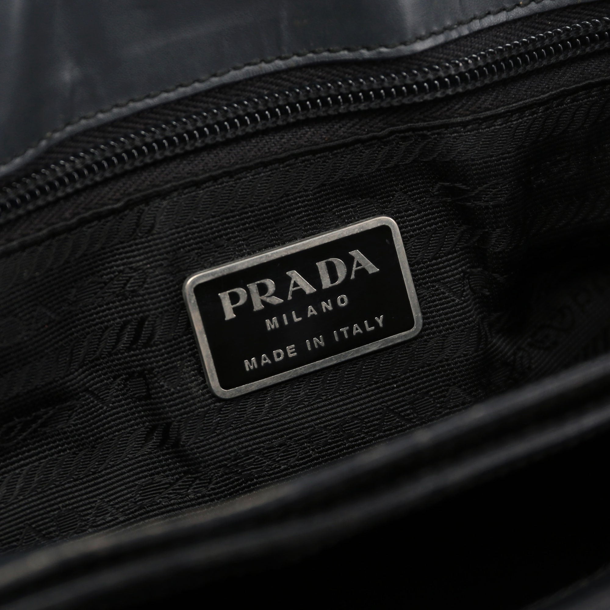 Anthracite Vitello Metallo Bag