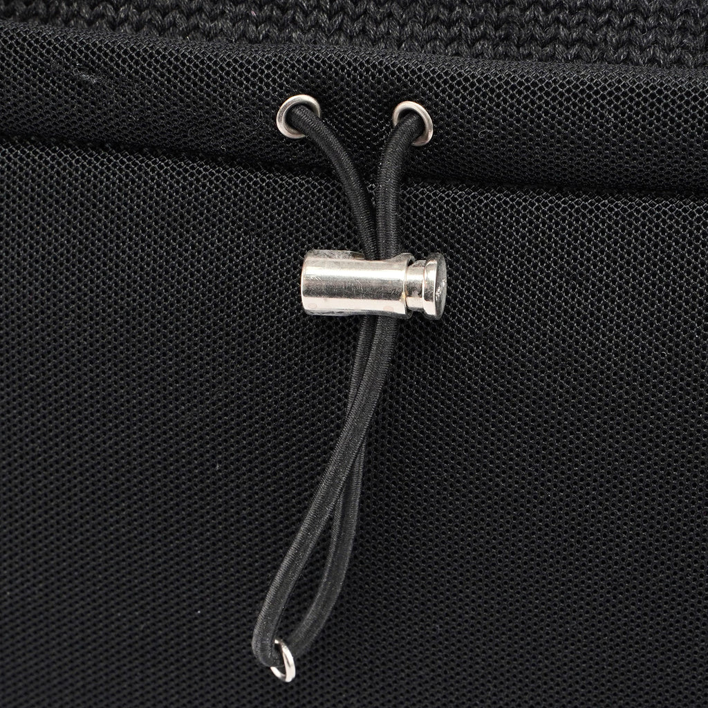 Anthracite Wool Hobo Shoulder Bag