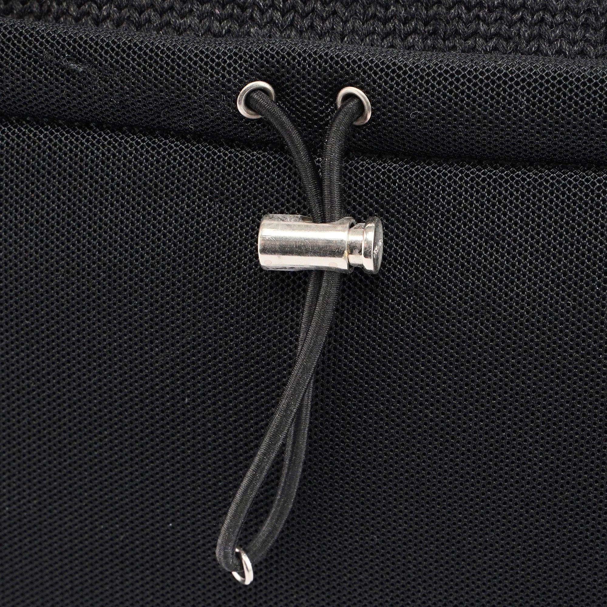 Anthracite Wool Hobo Shoulder Bag