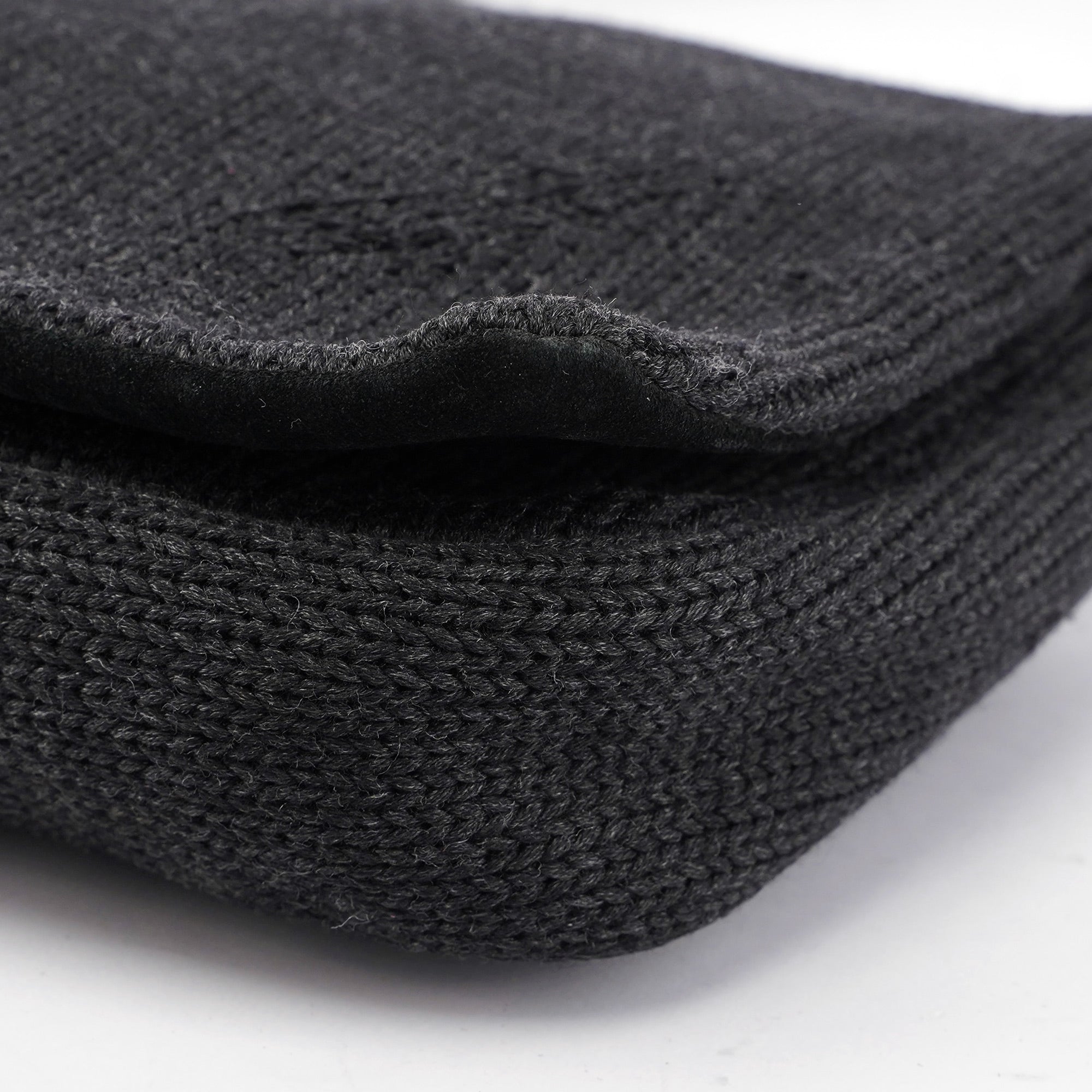 Anthracite Wool Hobo Shoulder Bag