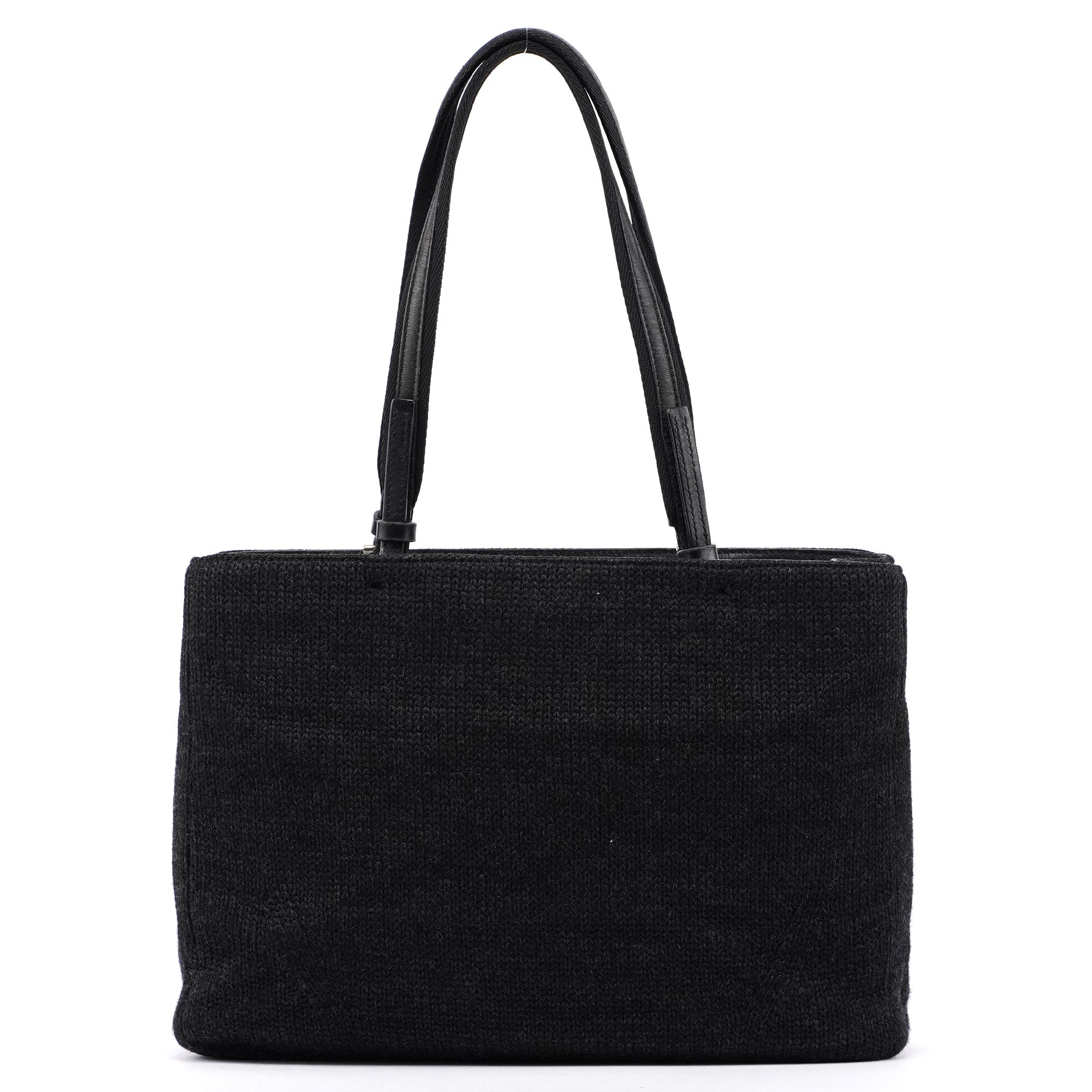 Anthracite Wool Tote Bag