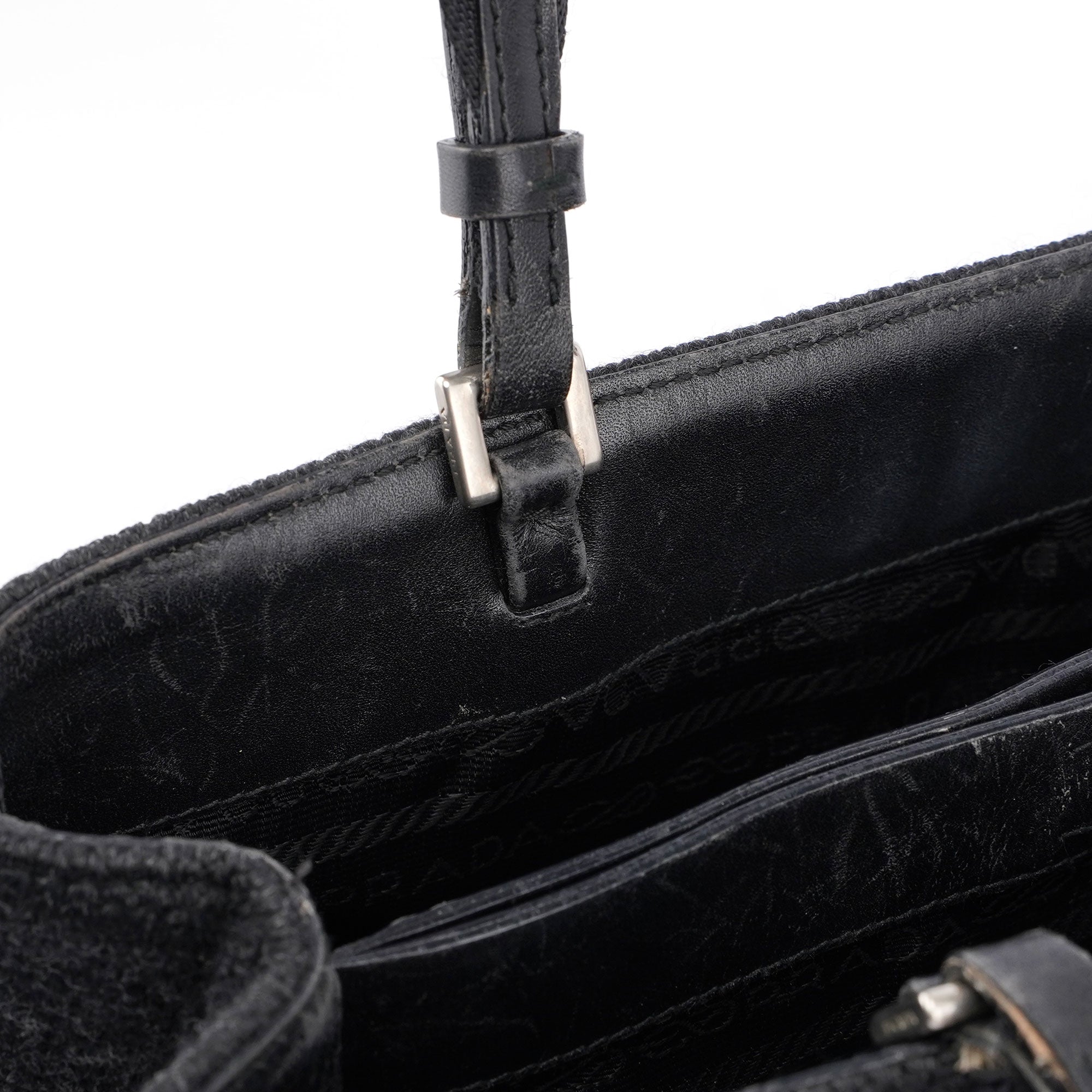 Anthracite Wool Tote Bag