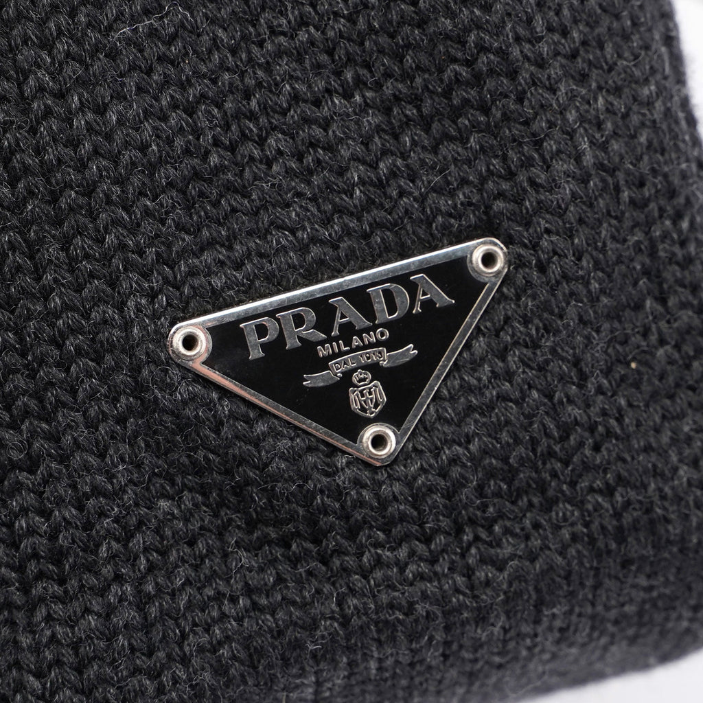 Anthracite Wool Tote Bag