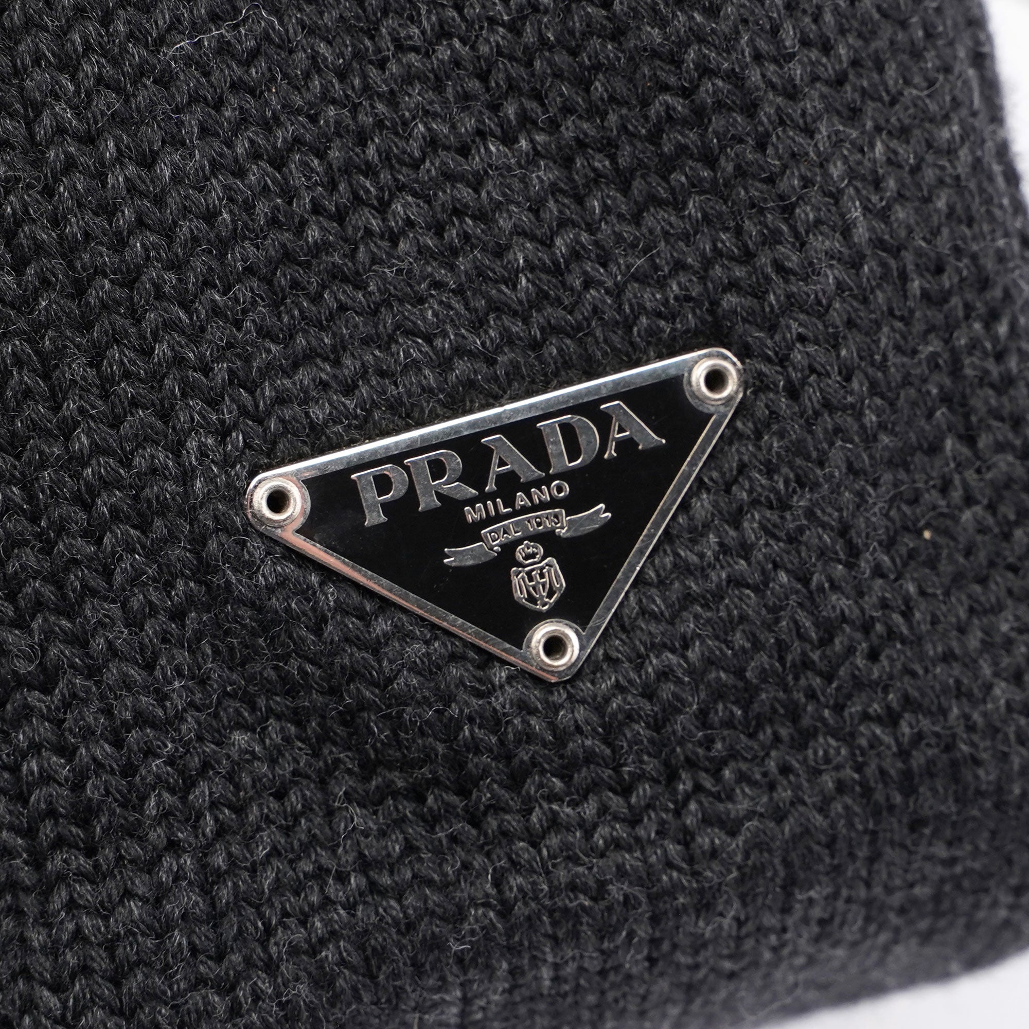 Anthracite Wool Tote Bag