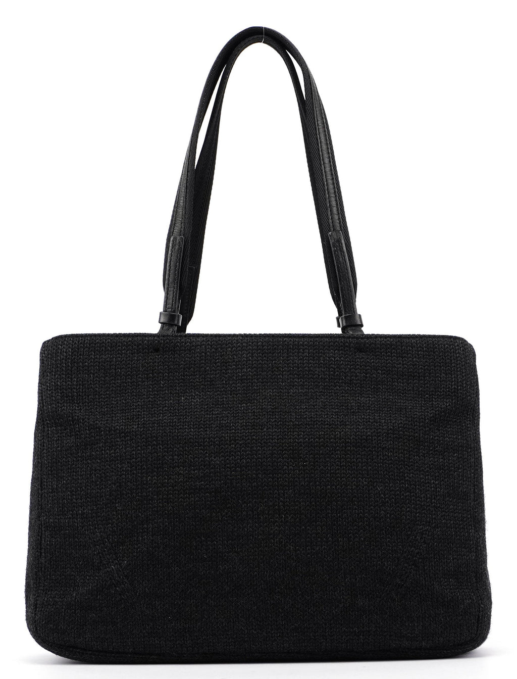 Anthracite Wool Tote Bag