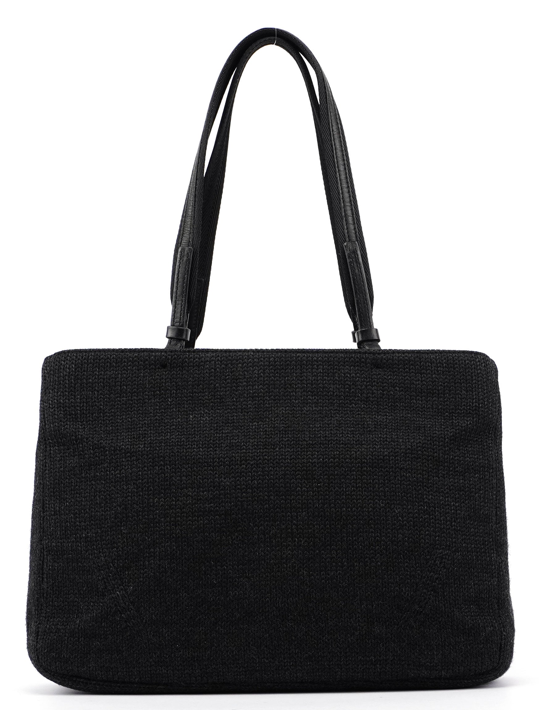 Anthracite Wool Tote Bag