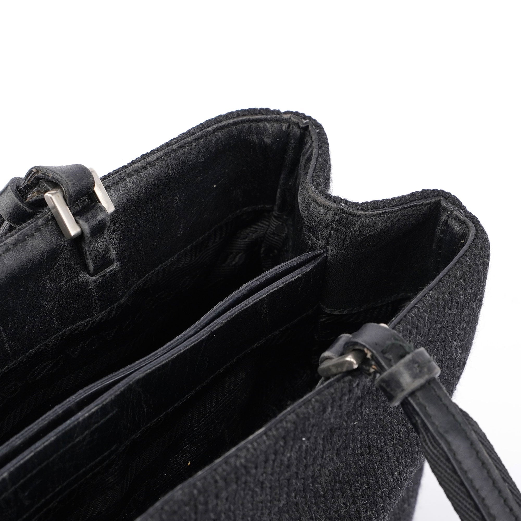 Anthracite Wool Tote Bag