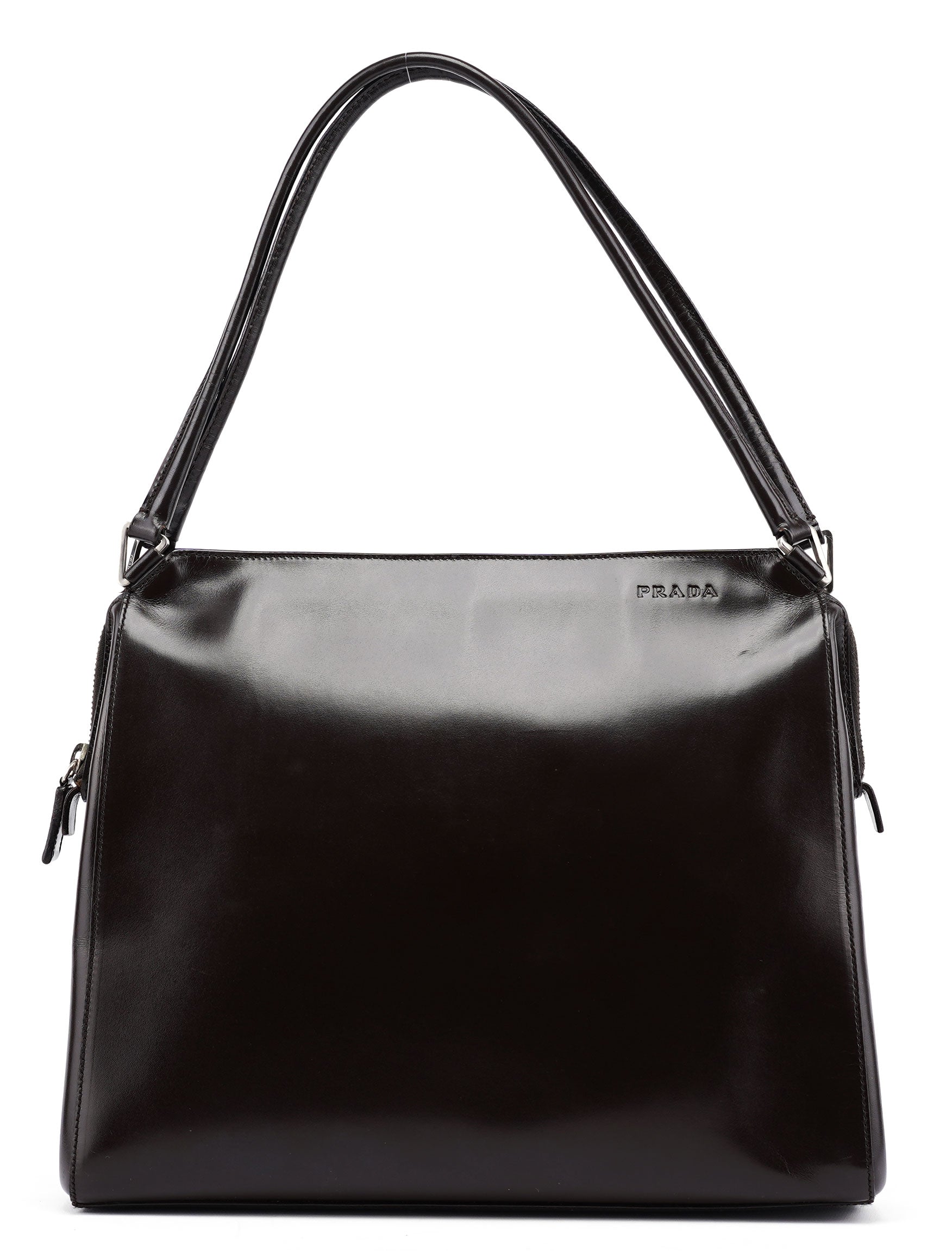 B11025 Brown Vitello Chic Shoulder Bag