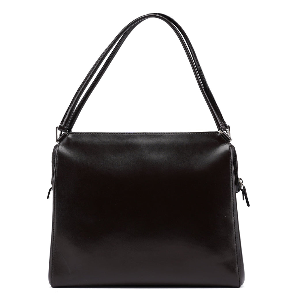 B11025 Brown Vitello Chic Shoulder Bag