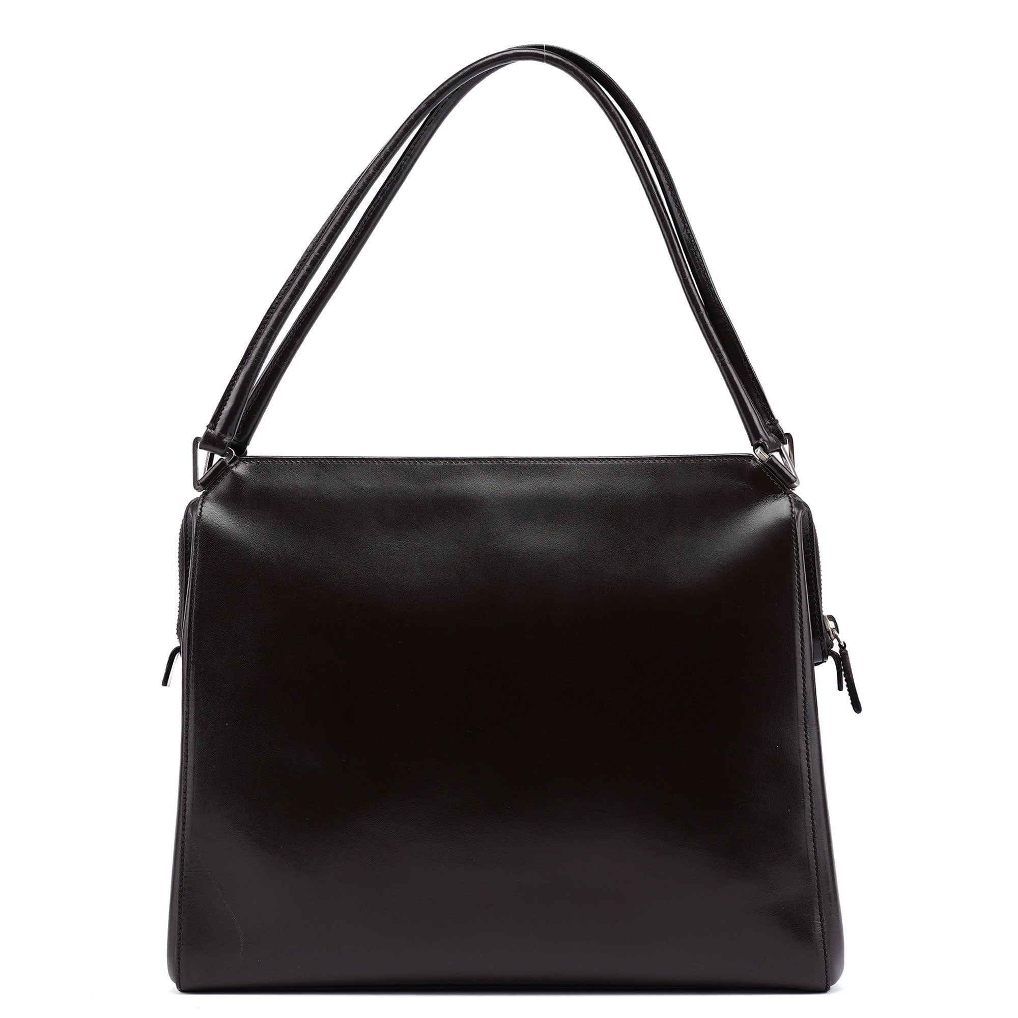B11025 Brown Vitello Chic Shoulder Bag
