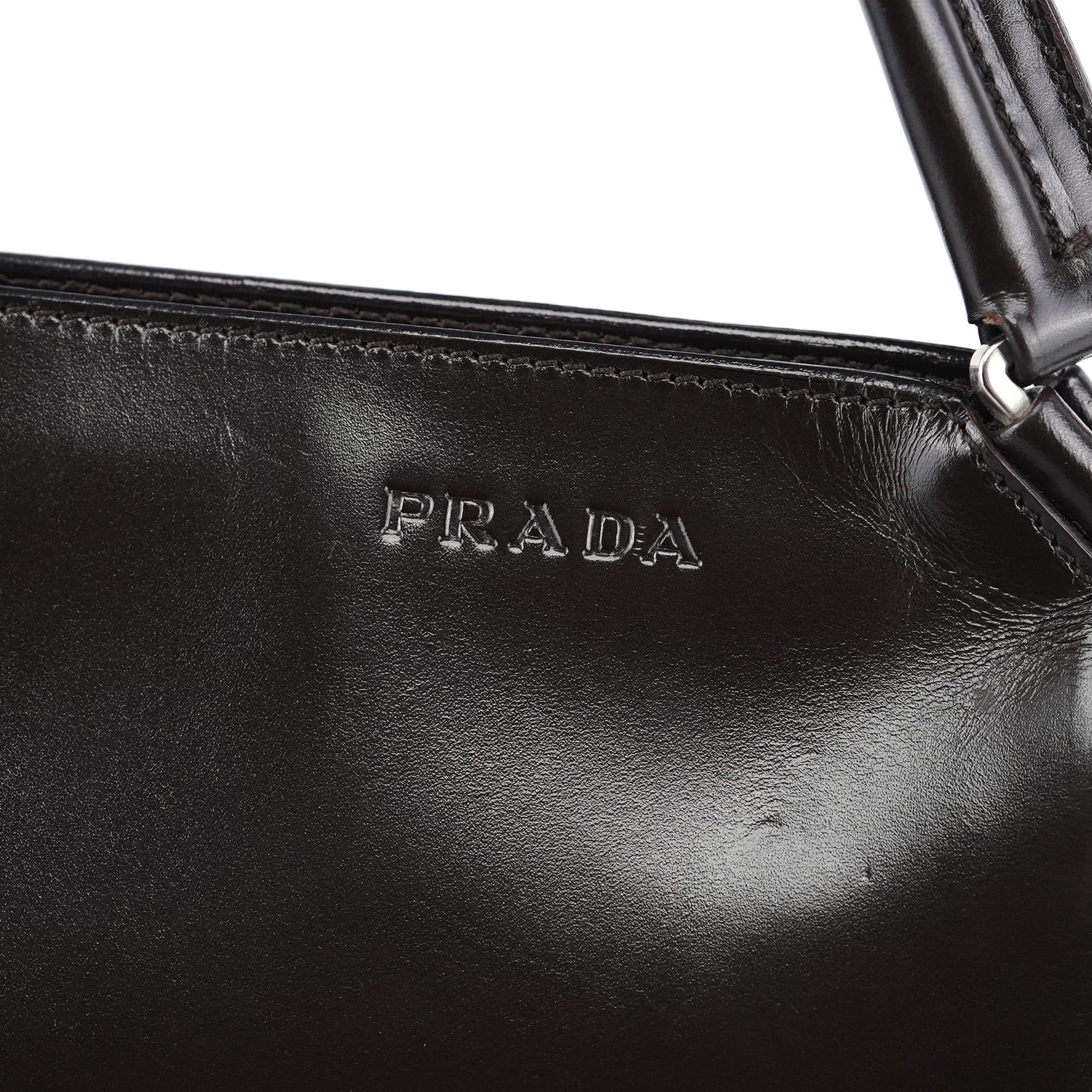 B11025 Brown Vitello Chic Shoulder Bag