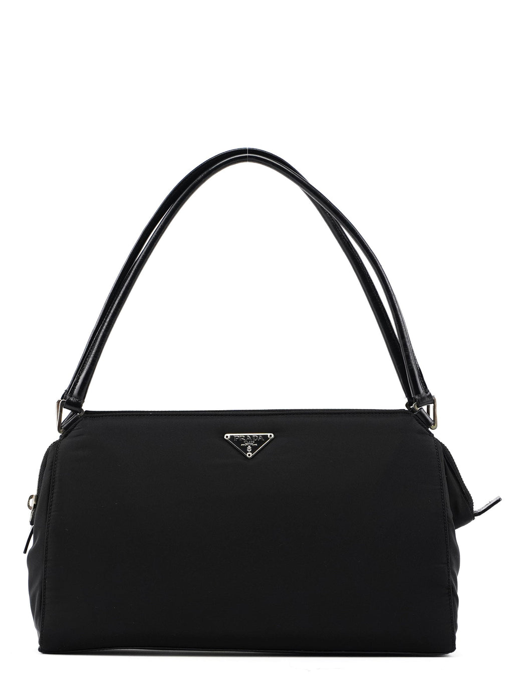 B11093 Black Tessuto Chic Shoulder Bag