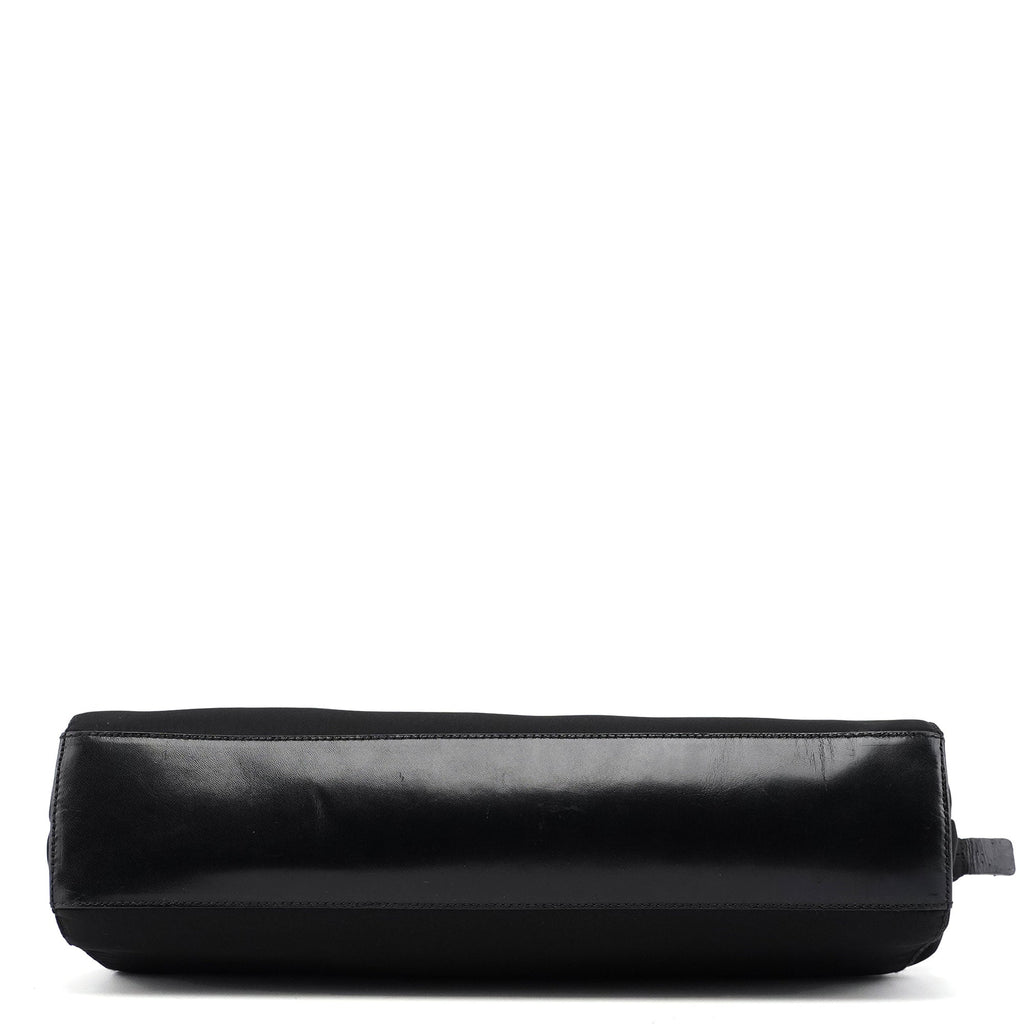 B11093 Black Tessuto Chic Shoulder Bag