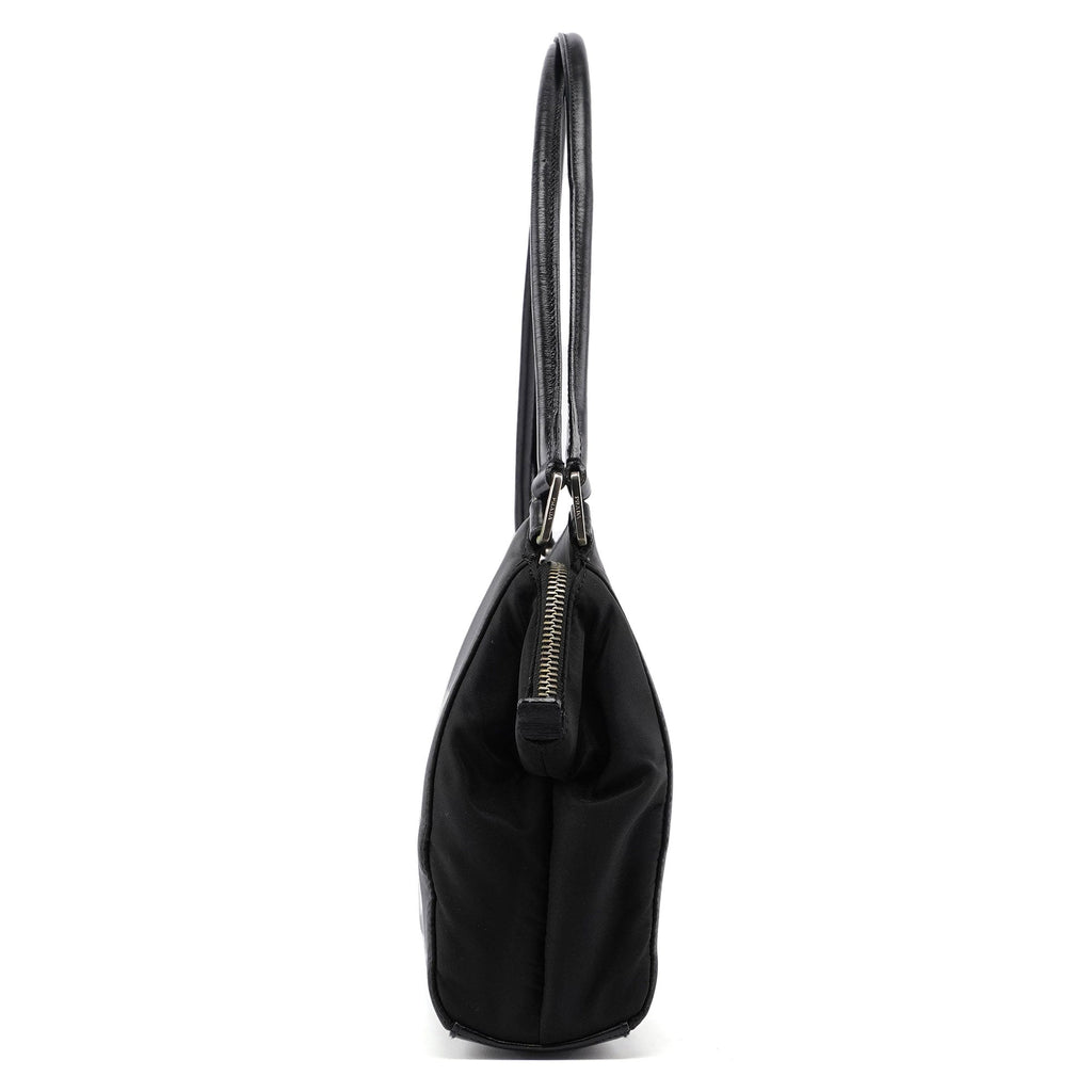 B11093 Black Tessuto Chic Shoulder Bag