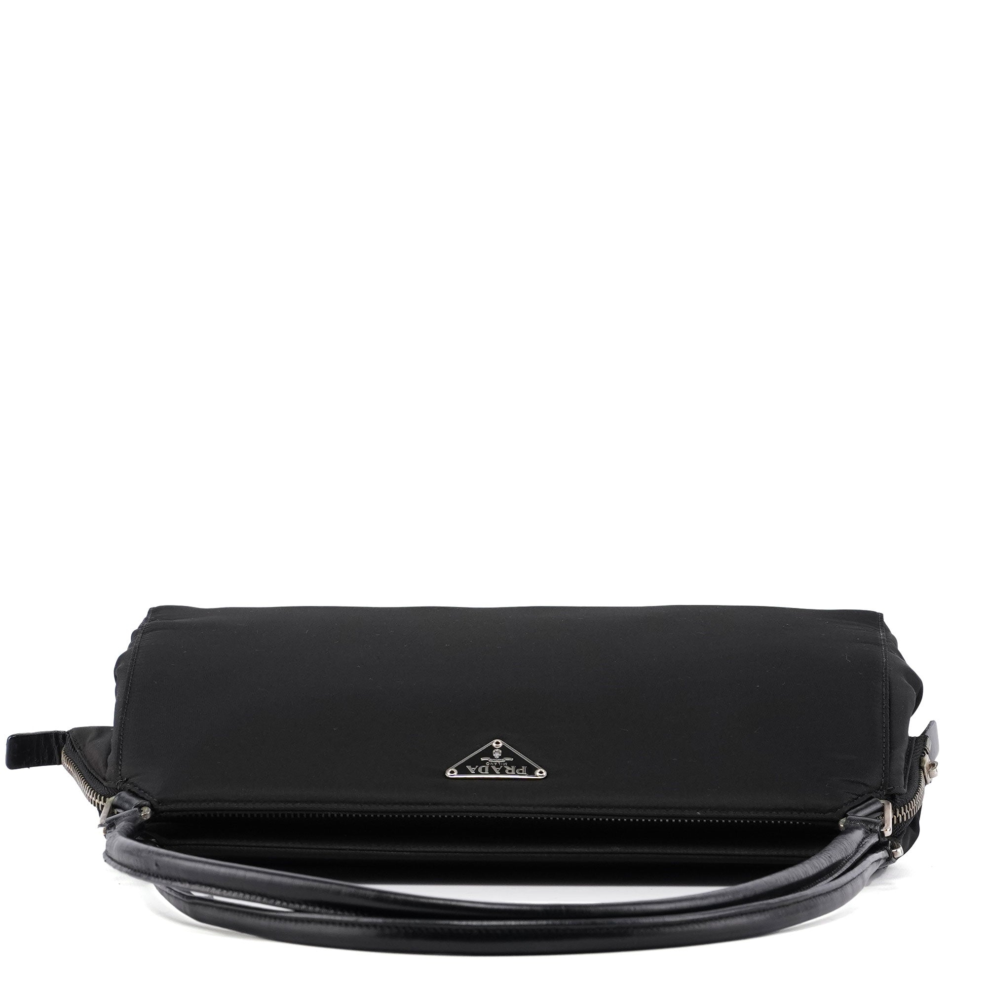 B11093 Black Tessuto Chic Shoulder Bag