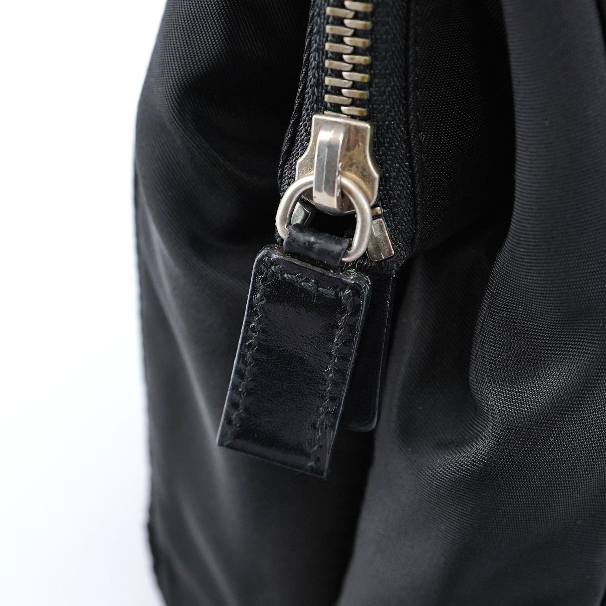 B11093 Black Tessuto Chic Shoulder Bag