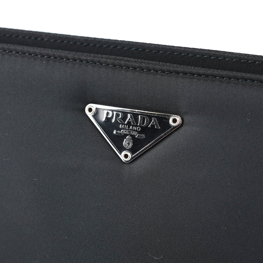 B11093 Black Tessuto Chic Shoulder Bag