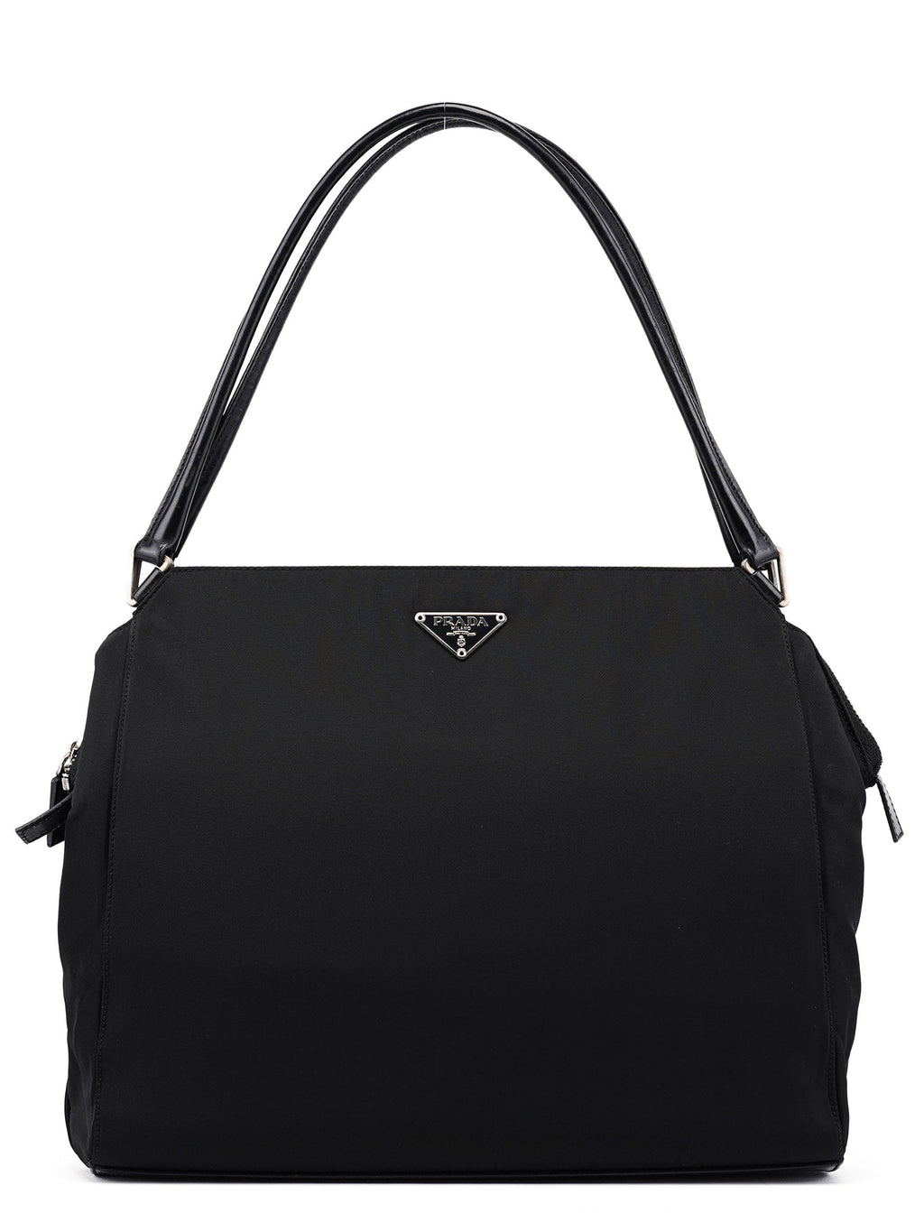 B11093 Black Tessuto Chic Shoulder Bag