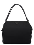 B11093 Black Tessuto Chic Shoulder Bag