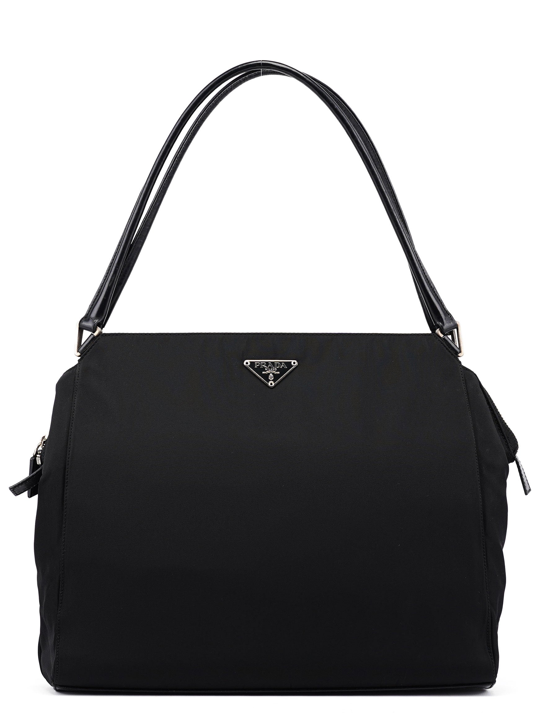 B11093 Black Tessuto Chic Shoulder Bag