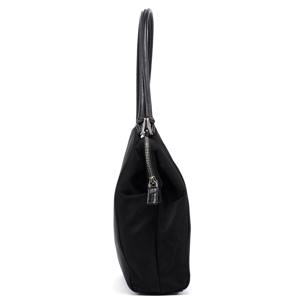 B11093 Black Tessuto Chic Shoulder Bag