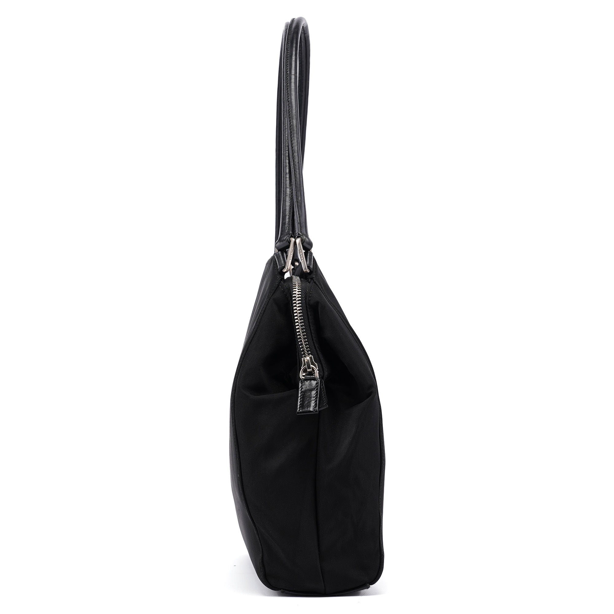 B11093 Black Tessuto Chic Shoulder Bag