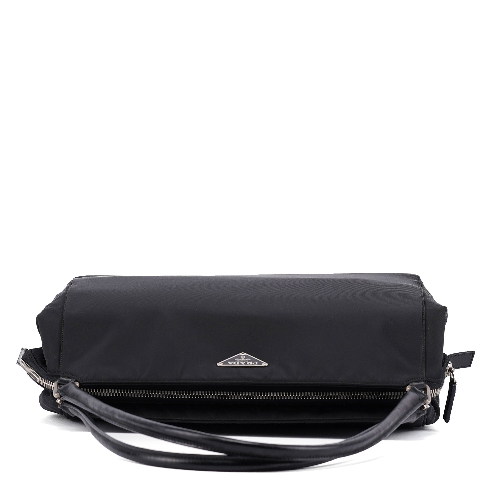 B11093 Black Tessuto Chic Shoulder Bag