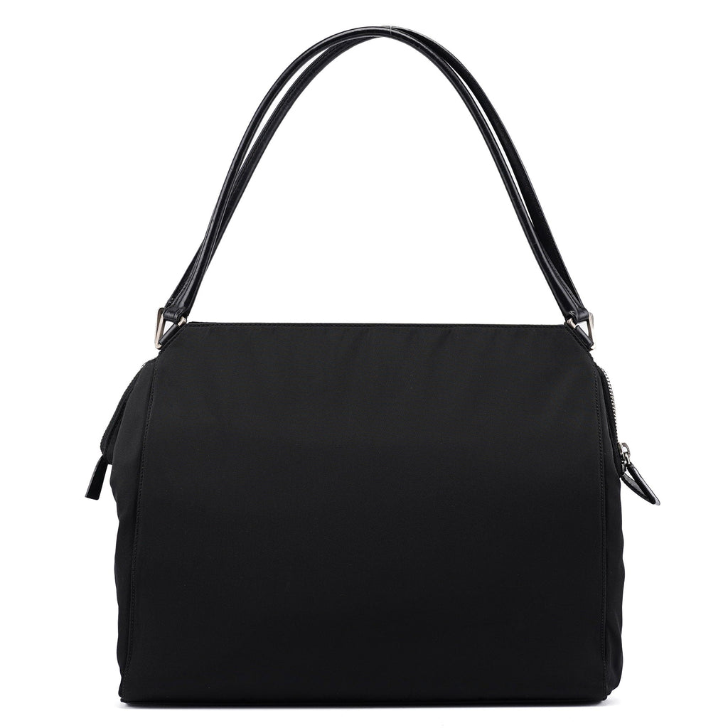 B11093 Black Tessuto Chic Shoulder Bag