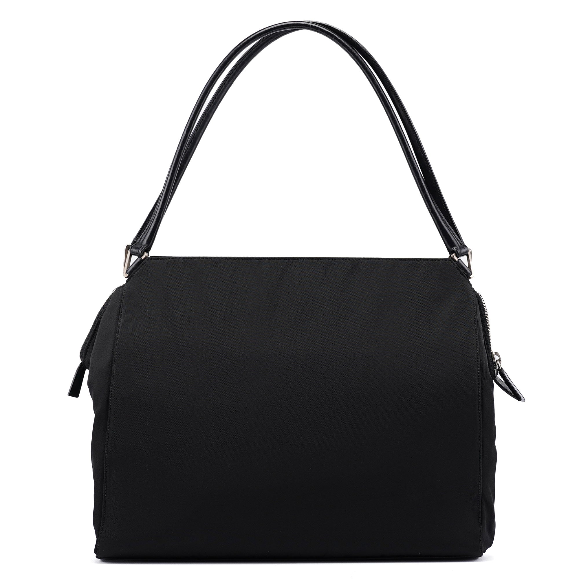 B11093 Black Tessuto Chic Shoulder Bag