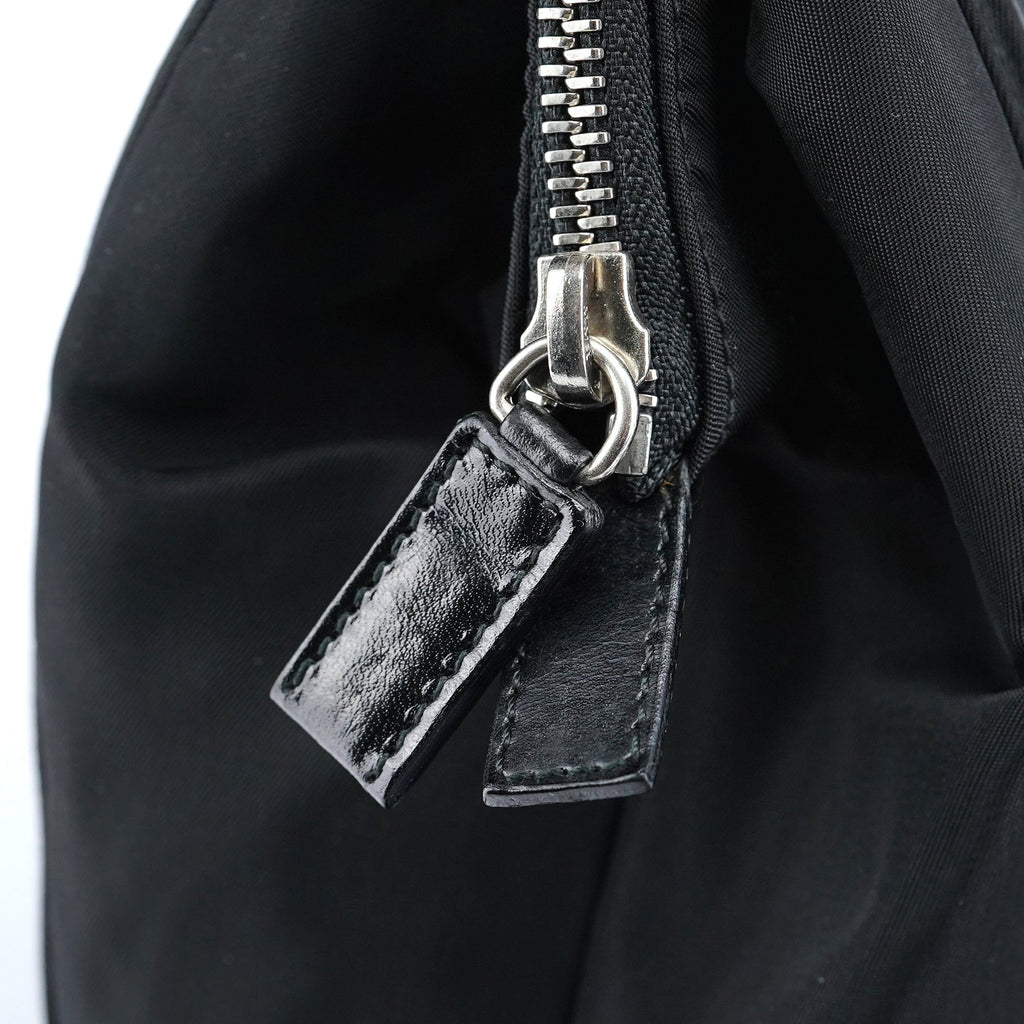 B11093 Black Tessuto Chic Shoulder Bag