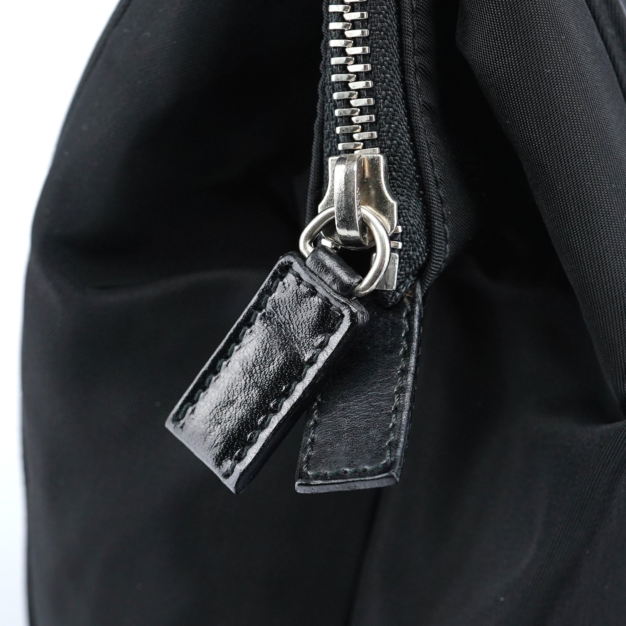 B11093 Black Tessuto Chic Shoulder Bag