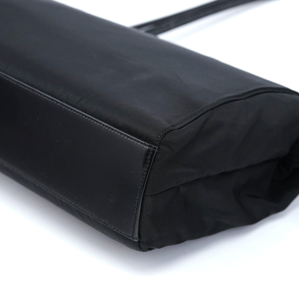 B11093 Black Tessuto Chic Shoulder Bag